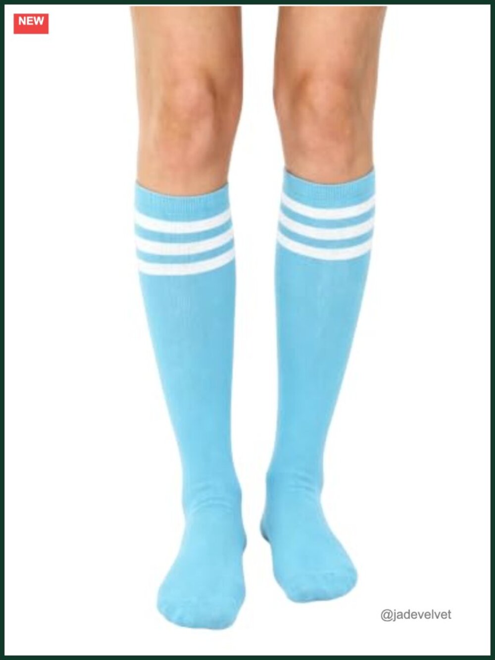 Women's Knee High Athletic Socks Stripes Tube Socks Outdoor Sport